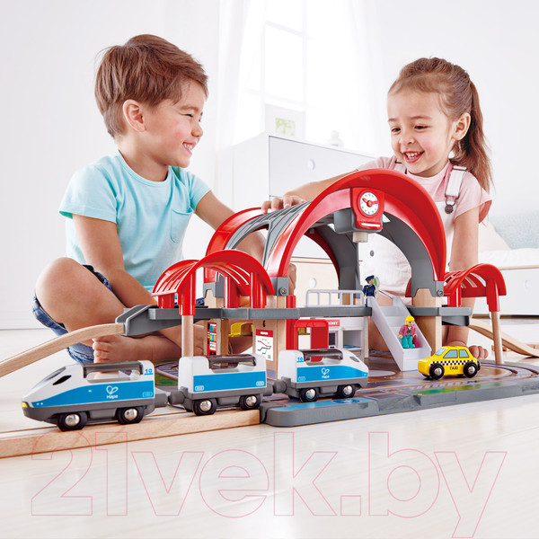 Изображение товара Автотрек Hape Станция Гранд Сити / E3725-HP