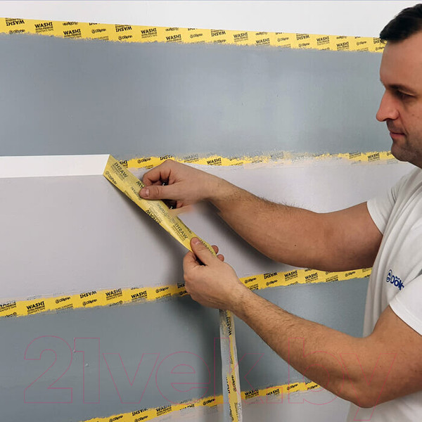 Изображение товара Лента малярная Blue Dolphin Washi 300-1-03 / 38ммx50м (5907758536599)