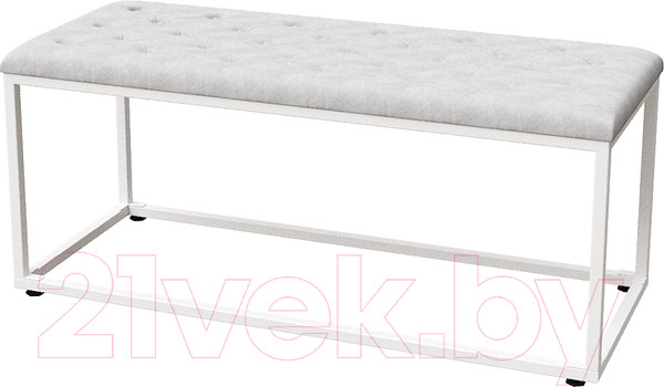 Изображение товара Банкетка Millwood Верона 1 (алебастр/металл белый)