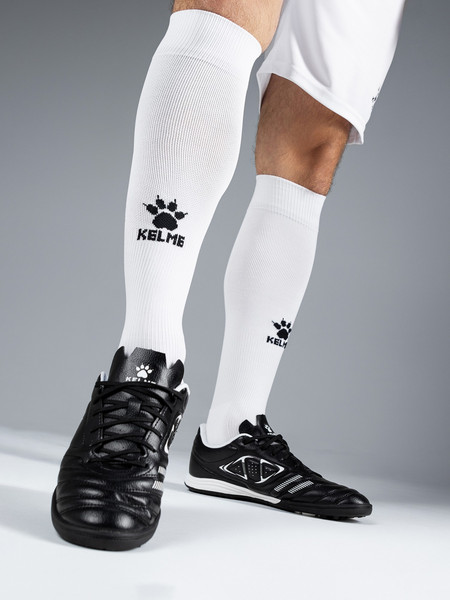 Изображение товара Гетры футбольные Kelme Elastic Mid-Calf Football Sock / K15Z908-103 (L, белый)