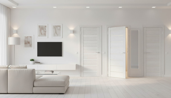 Изображение товара Дверь межкомнатная Юни Бона 01 90x200 (лиственица сибиу/стекло белое)