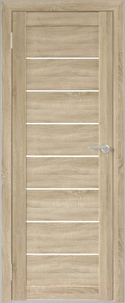 Изображение товара Дверь межкомнатная Юни Бона 01 60x200 (дуб сонома/стекло белое)