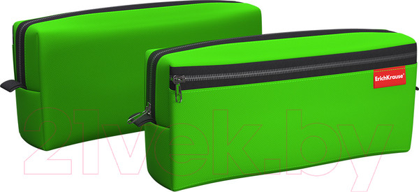 Изображение товара Пенал Erich Krause Neon Violet с двумя отделениями / 49003 (салатовый)