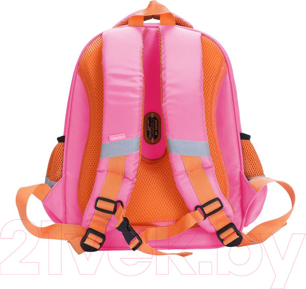 Изображение товара Школьный рюкзак Grizzly RAz-086-14 (розовый)