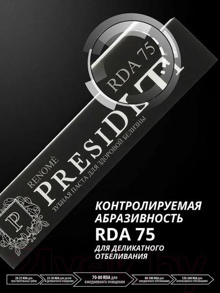 Изображение товара Зубная паста PresiDent Renome (75мл)
