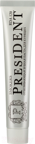 Изображение товара Зубная паста PresiDent Smokers (75мл)
