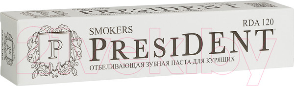Изображение товара Зубная паста PresiDent Smokers (75мл)