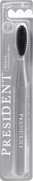 Изображение товара Зубная щетка PresiDent White жесткая