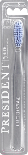 Изображение товара Зубная щетка PresiDent White жесткая