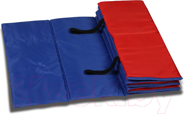 Изображение товара Коврик для йоги и фитнеса Indigo Sport SM-042 (синий/красный)