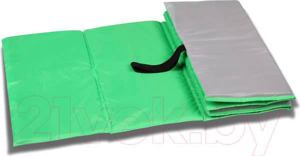 Изображение товара Коврик для йоги и фитнеса Indigo Sport SM-043 (салатовый/серый)