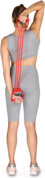 Изображение товара Эспандер Indigo Sport Плечевой Latex Medium SM-073 (красный)