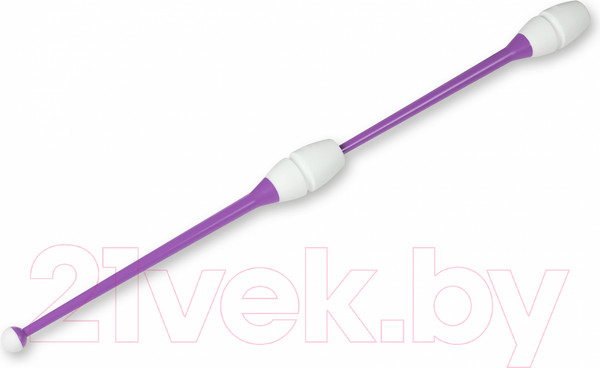 Изображение товара Булавы для художественной гимнастики Indigo Sport IN017 (фиолетовый/белый)