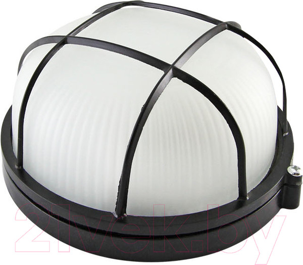 Изображение товара Светильник ЖКХ TDM НПБ1302 60Вт IP54 (черный, круг с решеткой)