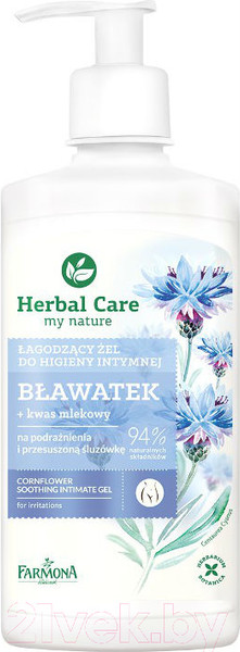 Изображение товара Гель для интимной гигиены Farmona Herbal Care Василек успокаивающий (330мл)