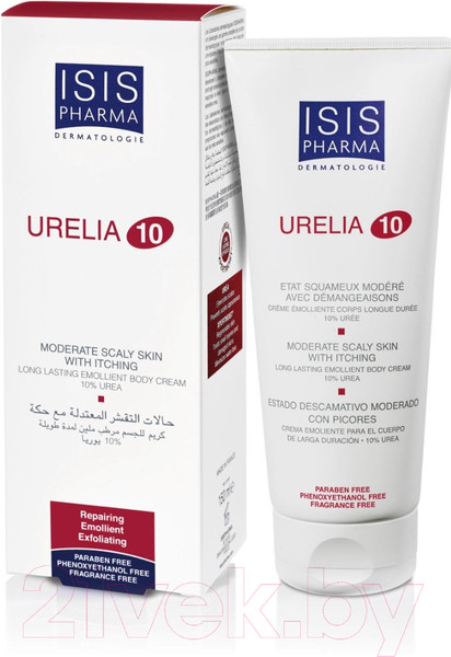 Изображение товара Крем для тела ISISPHARMA Urelia 10 увлажняющий отшелушивающий (150мл)