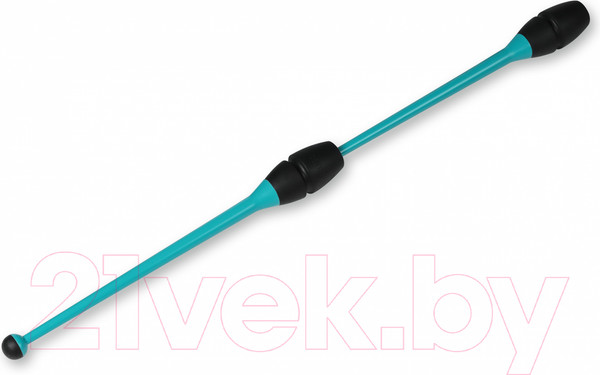 Изображение товара Булавы для художественной гимнастики Indigo Sport IN017 (бирюзовый/черный)