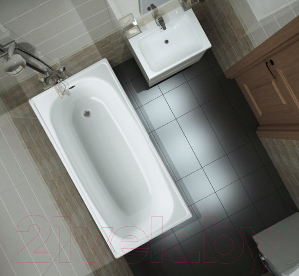 Изображение товара Ванна стальная BLB Europa 150x70 (с ножками)