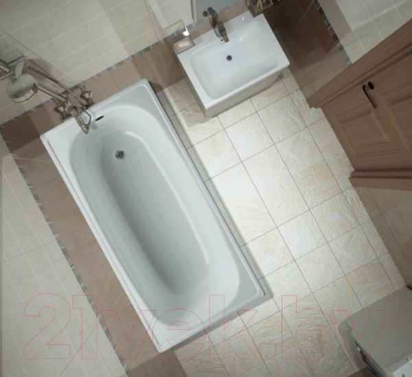 Изображение товара Ванна стальная BLB Europa 170x70 (с ножками)