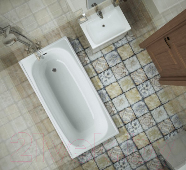 Изображение товара Ванна стальная BLB Europa 170x70 (с ножками)