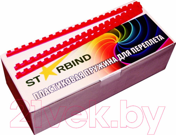 Изображение товара Пружины для переплета Starbind 18мм / BP18Rd (100шт, красный)