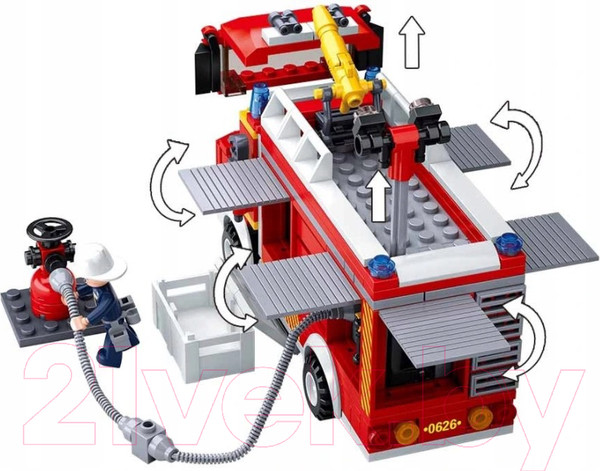 Изображение товара Конструктор Sluban Машина пожарная / M38-B0626