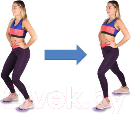 Изображение товара Набор слайдеров для фитнеса Indigo Sport IN097 (синий)