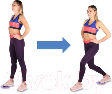 Изображение товара Набор слайдеров для фитнеса Indigo Sport IN097 (синий)