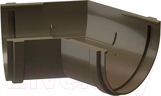 Изображение товара Угол желоба Docke Premium 135 градусов (каштан)