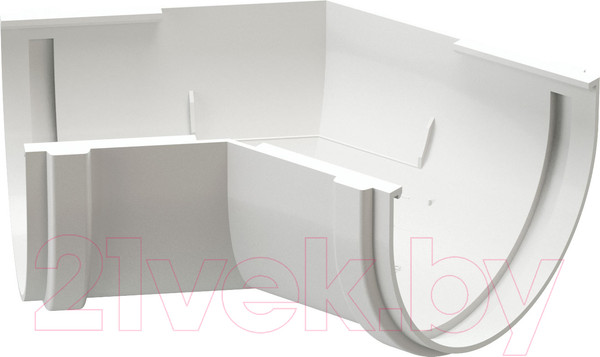 Изображение товара Угол желоба Docke Premium 135 градусов (пломбир)