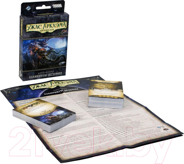 Изображение товара Дополнение к настольной игре Мир Хобби Ужас Аркхэма. Карточная игра: Лабиринты безумия / 915258