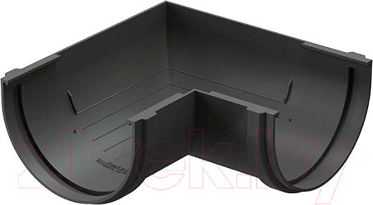 Изображение товара Угол желоба Docke Premium 90 градусов (графит)