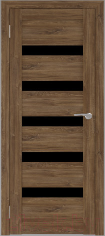 Изображение товара Дверь межкомнатная Юни Бона 03 90x200 (дуб стирлинг/стекло черное)