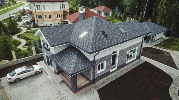 Изображение товара Черепица Docke Pie Premium Женева Фладен (упаковка)