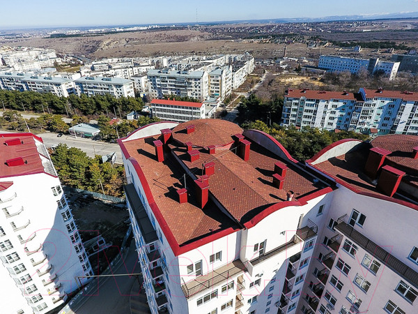 Изображение товара Черепица Docke Pie Standard Сота Красный (упаковка)