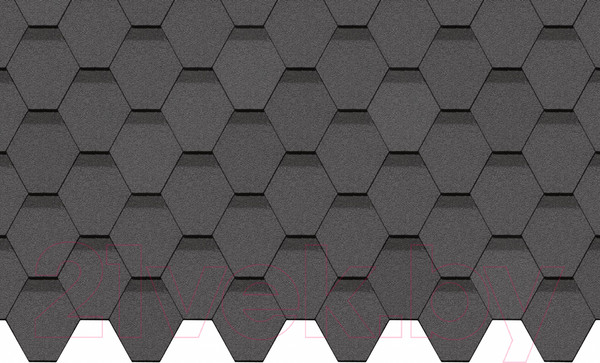 Изображение товара Черепица Docke Pie Standard Сота Серый (упаковка)