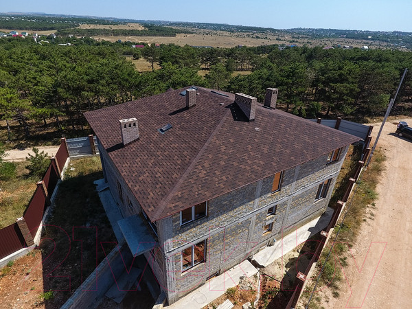 Изображение товара Черепица Docke Pie Standard Тетрис Коричневый (упаковка)