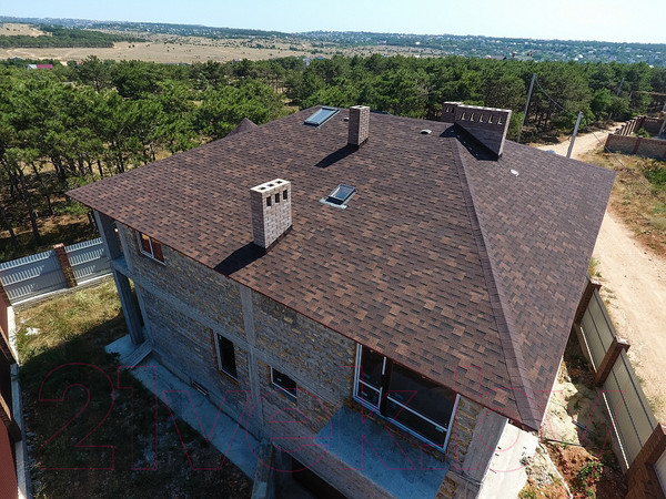 Изображение товара Черепица Docke Pie Standard Тетрис Коричневый (упаковка)