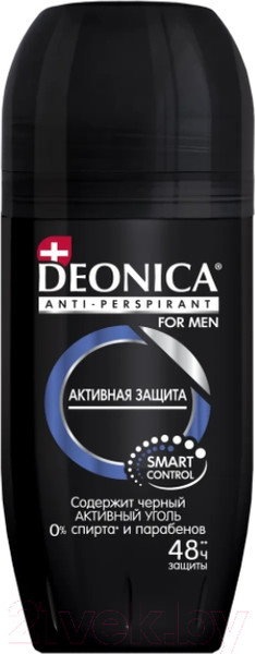 Изображение товара Антиперспирант шариковый Deonica For Men Активная защита (50мл)