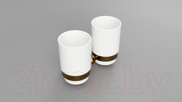 Изображение товара Набор стаканов для зубной щетки и пасты Bemeta Kera 144710027