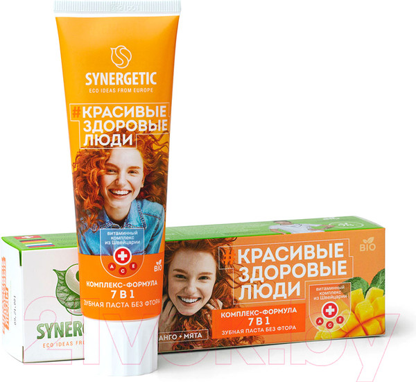 Изображение товара Зубная паста Synergetic Комплекс-формула 7 в 1 (100г)