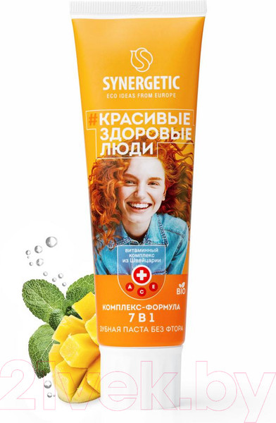 Изображение товара Зубная паста Synergetic Комплекс-формула 7 в 1 (100г)