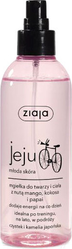 Изображение товара Спрей для тела Ziaja Jeju Beautiful с ладанником маслом камелии (200мл)