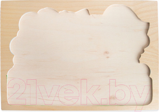 Изображение товара Развивающая игрушка ЛЭМ Рамка-вкладыш. Еноты / 1408