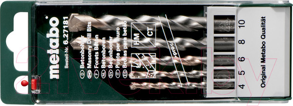 Изображение товара Набор сверл Metabo 627181000