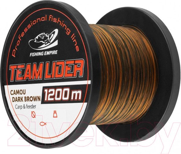 Изображение товара Леска монофильная Fishing Empire Lider Camou Dark Brown 0.28мм 1200м / CDB-0286