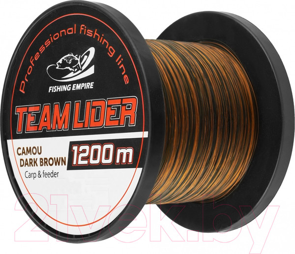 Изображение товара Леска монофильная Fishing Empire Empire Lider Camou Dark Brown 0.33мм 1200м / CDB-0331