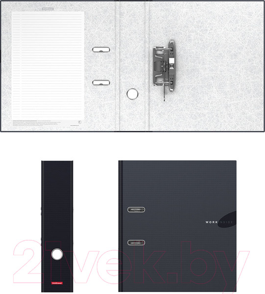 Изображение товара Папка-регистратор Erich Krause Work Inside / 19864 (черный)