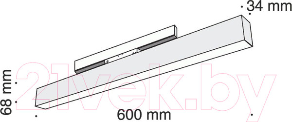Изображение товара Трековый светильник Maytoni Track TR012-2-20W3K-B