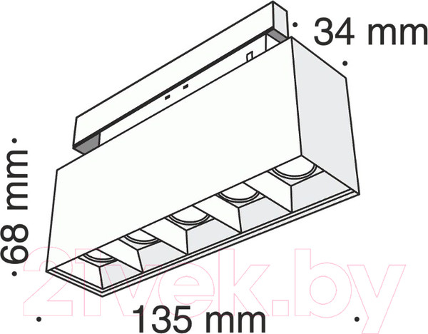 Изображение товара Трековый светильник Maytoni Track TR014-2-10W3K-B
